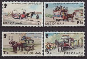 Isle of Man 82-85 Horse Trams MNH VF