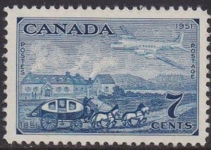 313 Stagecoach & Plane MNH