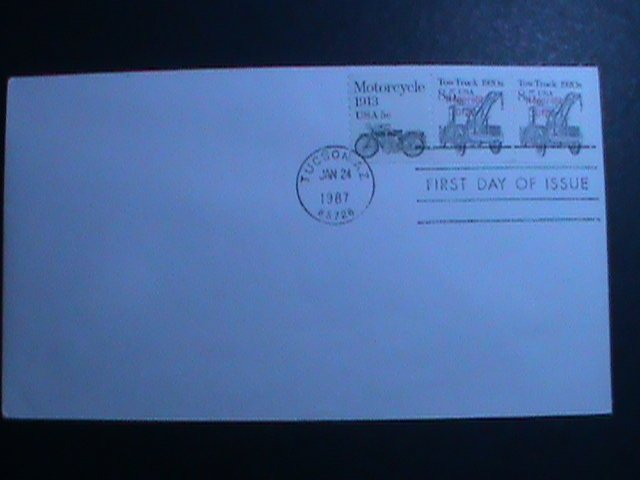 UNITED STATES-1987 SC#2129a TOW TRUCK-OVPT, FIRST DAY COVER-MNH: VERY FINE