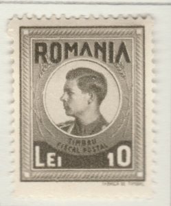 ROMANIA Plot Post 1943 King Michael 10L MH* Stamp A27P16F22984-