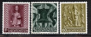 Liechtenstein # 350-52, Mint Never Hinge.