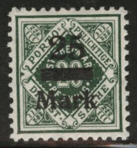 Germany State Wurttemberg Scott o68 MH* official stamp