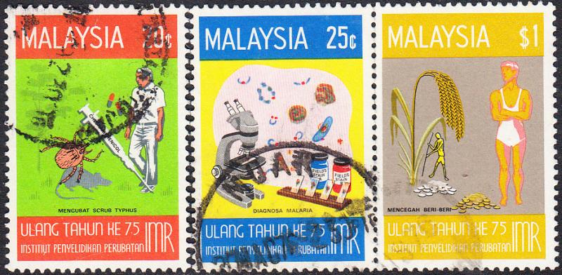 Malaysia #138-140 Used Set