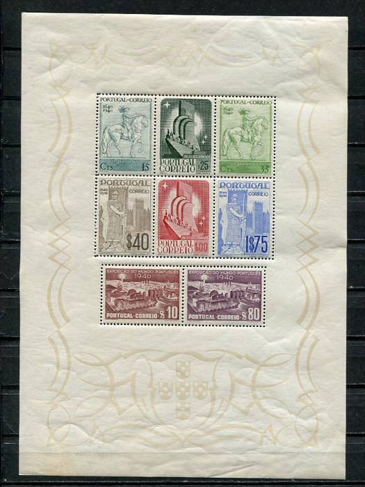 Portugal 1940 Souvenir Sheet Sc 594a Mi Block 2 MNH(see Description) CV 380 Euro