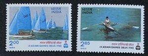 INDIA 1982 ASIAN GAMES SG1065-6 UNMOUNTED MINT