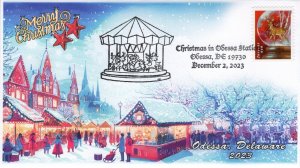 23-265, 2023, Christmas, Event Cover, Pictorial Postmark,  Odessa DE, Christmas