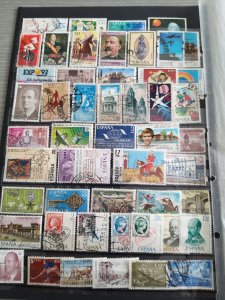 Lot Spain 95 stamps used