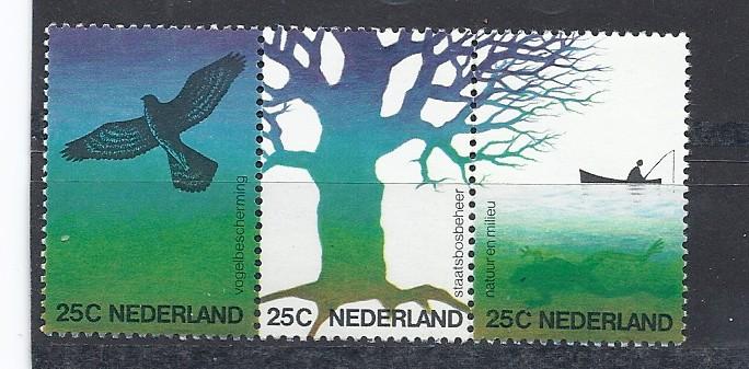 Netherlands #512 strip of 3  (MNH) CV. $2.10