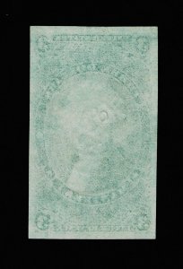 EXCELLENT GENUINE SCOTT R86a VF-XF 1862-71 GREEN 1ST ISSUE MANIFEST IMPERF 18550