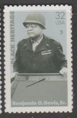 U.S. Scott #3121 Benjamin O. Davis Sr - Black Heritage Stamp - Mint NH Single