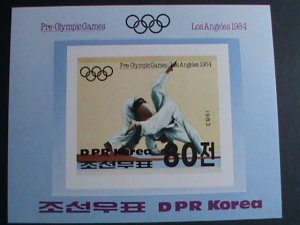 ​KOREA STAMP:1983- SC#2298 PRE-OLYMPIC LA'84- JUDO-MNH IMPERF:RARE S/S SHEET.-