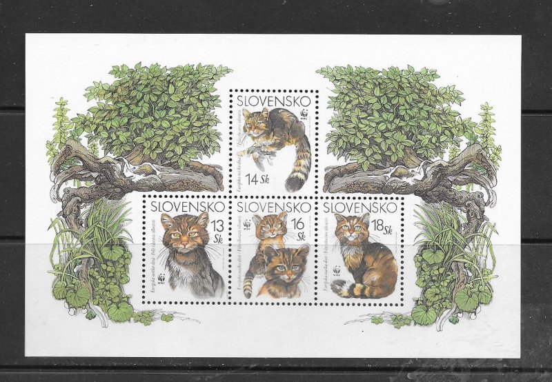 SLOVAKIA #434 EUROPEAN WILDCAT MNH