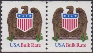 2604 Eagle & Shield Coil Pair MNH