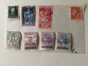 Italy 1924 Parastatali Cassa-assoc Naz mutil inv guerra overprint  stamps A10986