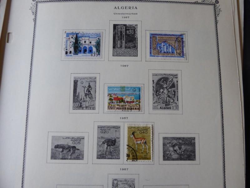 Algeria 1924-1971 Stamp Collection on Scott Specialty Album Pages