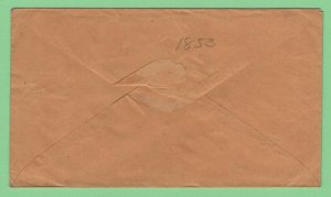 $US Sc#11a XF stamp on Hartford CT. insurance cachet cover Dec. 31