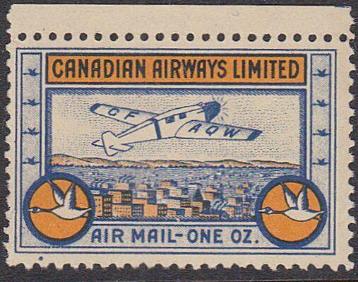 CANADA 1932 Canadian Airways semi official - mint no gum...................57213