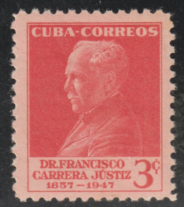 1953 Cuba Stamps Sc 511 Francisco Cabrera Justiz  MNH