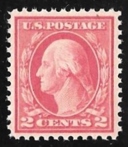 499 2 cent Washington Carmine typ 1 Stamp mint OG NH XF