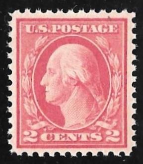 499 2 cent Washington Carmine typ 1 Stamp mint OG NH XF