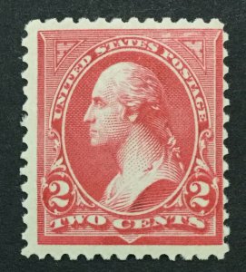 MOMEN: US #252 MINT OG H #30350