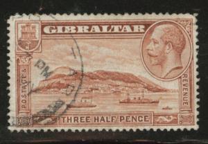 GIBRALTAR Scott 97 Used stamp