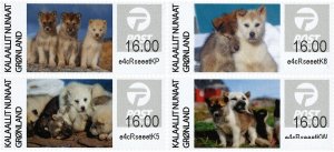 Stamps Greenland 2020 . - Franking labels 2020 - Mint - Set