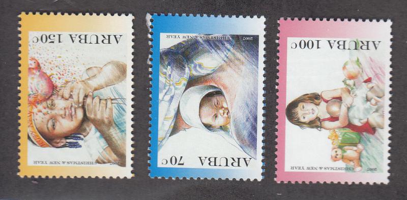 Aruba Scott #305-307 MNH