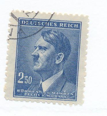 Bohemia & Moravia 1942 Scott 74 used - 2.50k, Adolf Hitler