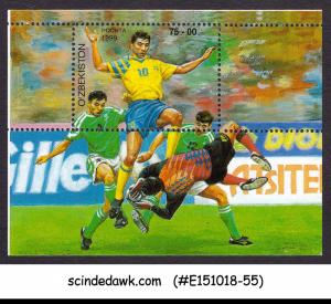 UZBEKISTAN - 1999 FOOTBALL / SOCCER - MINIATURE SHEET MNH