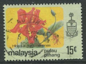 STAMP STATION PERTH Penang #85 Flower Type Definitive Used 1979