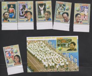 M)CUBA 2012,XXX LONDON 2012 OLYMPIC GAMES, SET,MNH