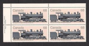 CANADA SC# 1074 VF MNH 1985 INSCRIP BK/4 UL