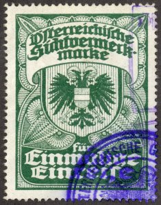 Austria Stamps Early Label