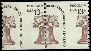 # 1618 MINT NEVER HINGED PERF ERROR PAIR LIBERTY BELL