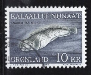 Greenland  #137  used  1984   anarhicas minor  10k