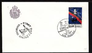  San Marino 1986 U/A FDC BIN