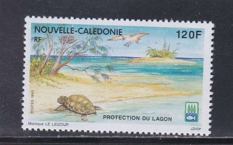 New Caledonia # 669, Lagoon Protection, Mint NH, 1/2 Cat.