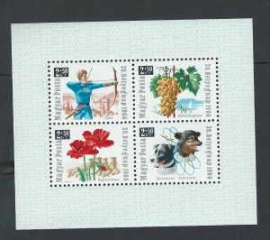 Hungary sheetlet mnh sc B262b