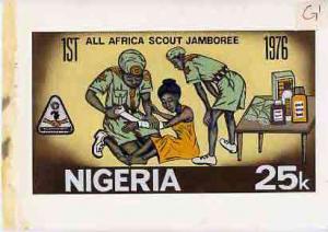 Nigeria 1977 First All Africa Scout Jamboree - original h...