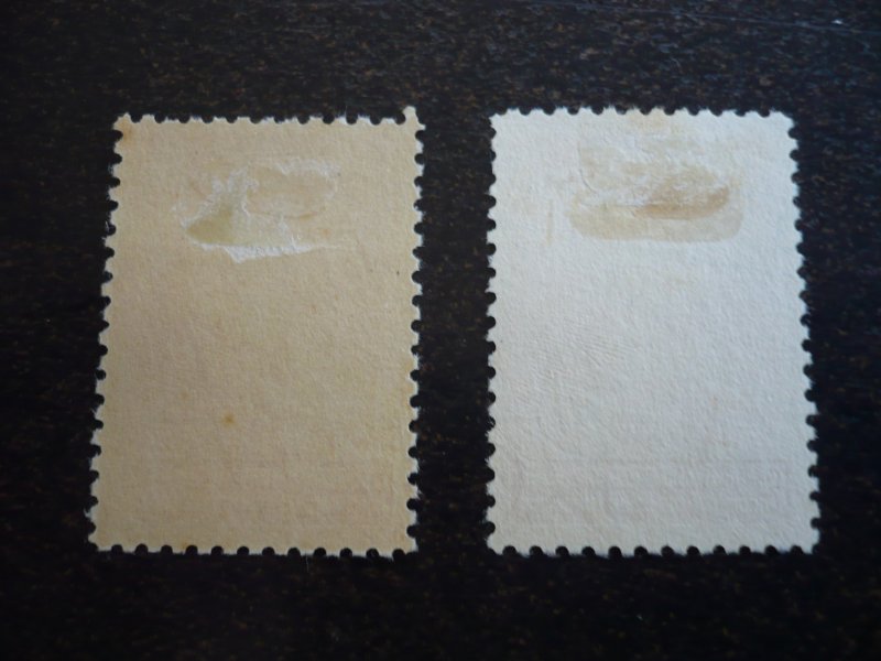 Stamps - Cuba - Scott#361 - Mint Hinged & Used Set of 2 Stamps