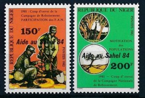 1984 Niger  915-916 Overprint - #794-795 4,20 €