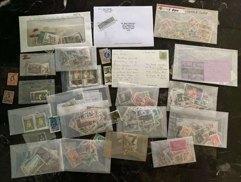 Fantastic Africa Rhodesia Liberia Congo Gambia Stamp Collection Lot MXE