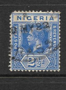  NIGERIA 1914-29  2 1/2d   KGV    FU   SG 4