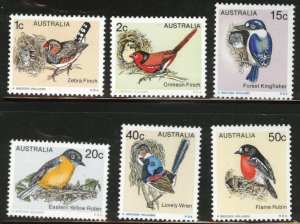 AUSTRALIA Scott 713-718  MNH** 1979 bird set