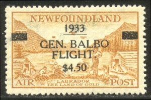 NEWFOUNDLAND #C18 CHOICE Mint XF NH - 1933 Balbo Flight