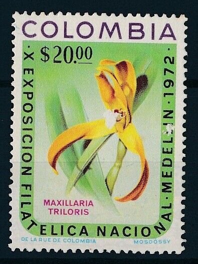 [63742] Colombia 1972 Flora flowers blumen fleur  MNH