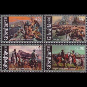 GIBRALTAR 2011 - Scott# 1301-4 Muslim Gen.Ziyard Set of 4 NH