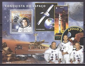 Guinea Bissau, 2008 issue. Conquest of Space s/sheet. ^