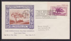 US Sc 778a FDC. 1936 3c Connecticut, Grandy cachet